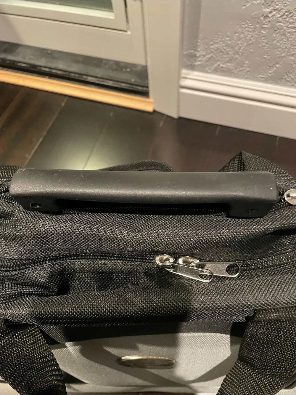 Black and Light Gray Briefcase Laptop Bag